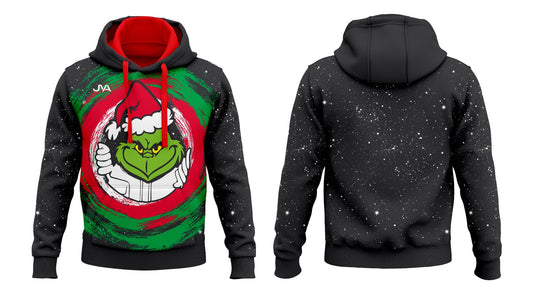 JVA Holiday Grinch in the Galaxy Hoodie