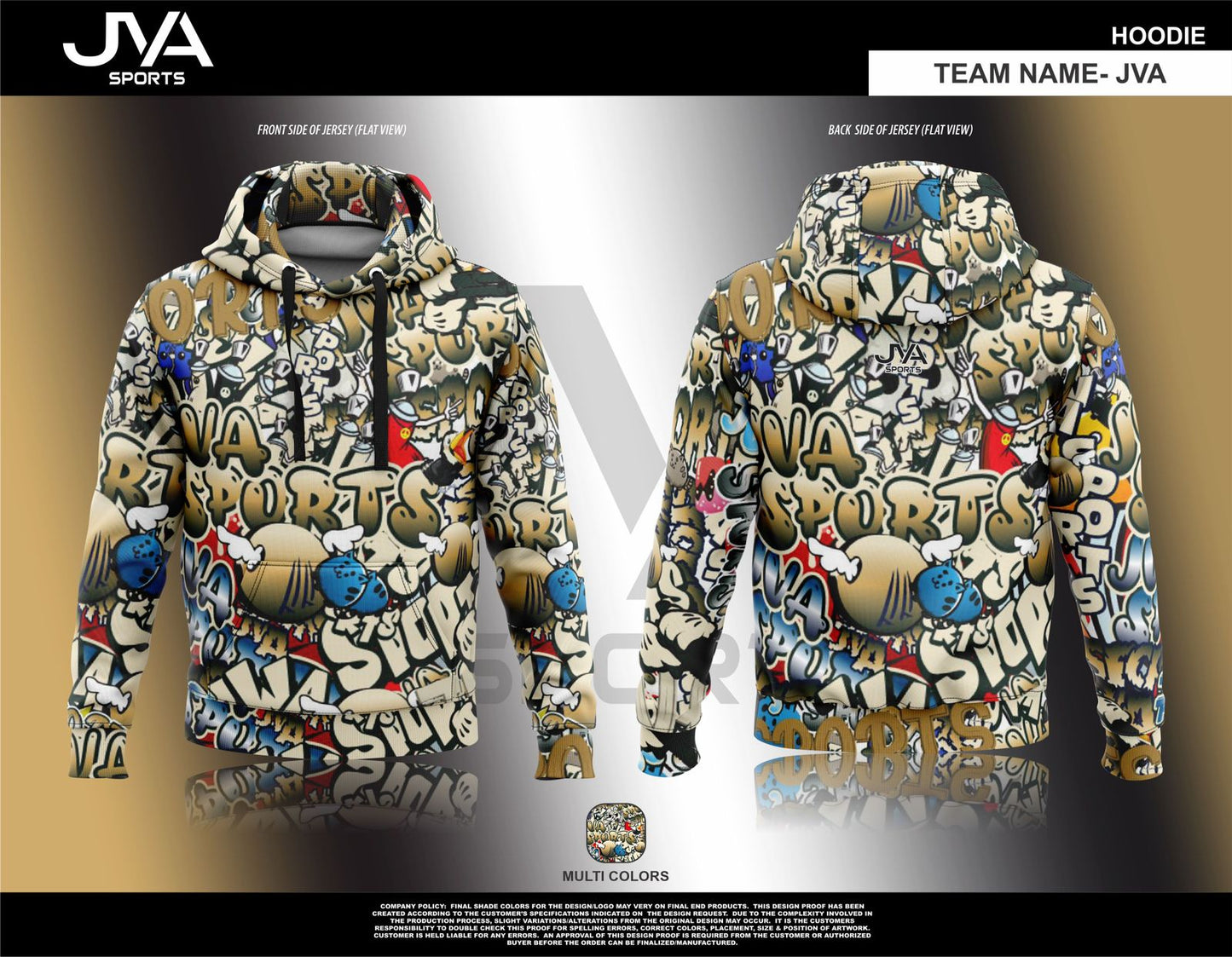 JVA Graffiti Hoodies