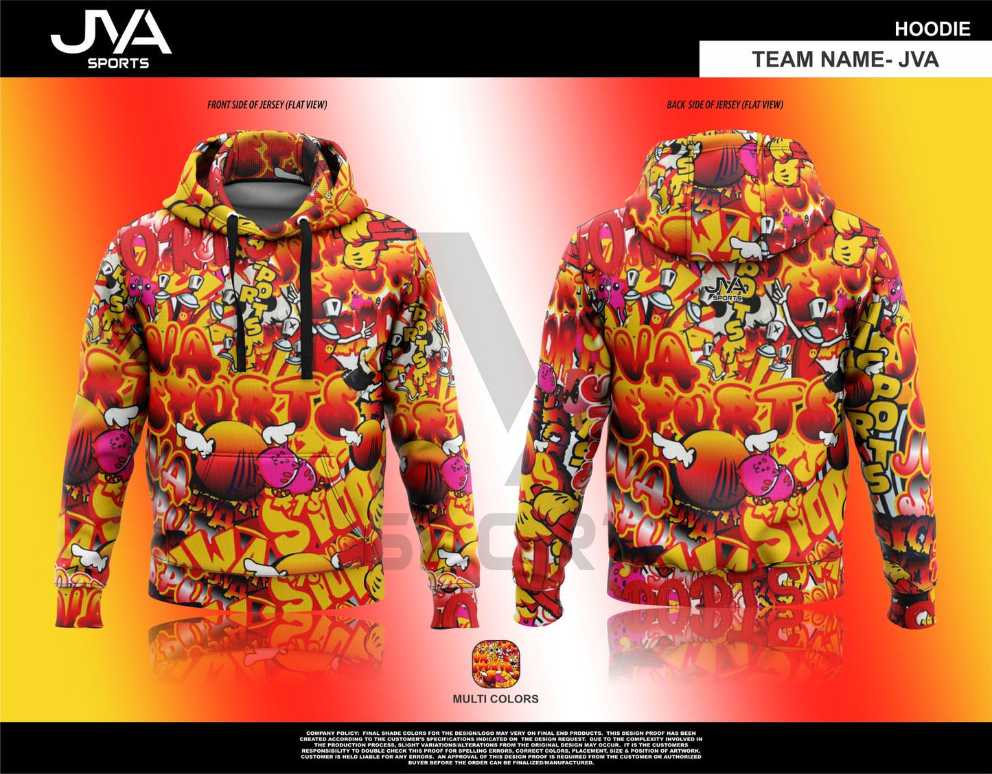 JVA Graffiti Hoodies