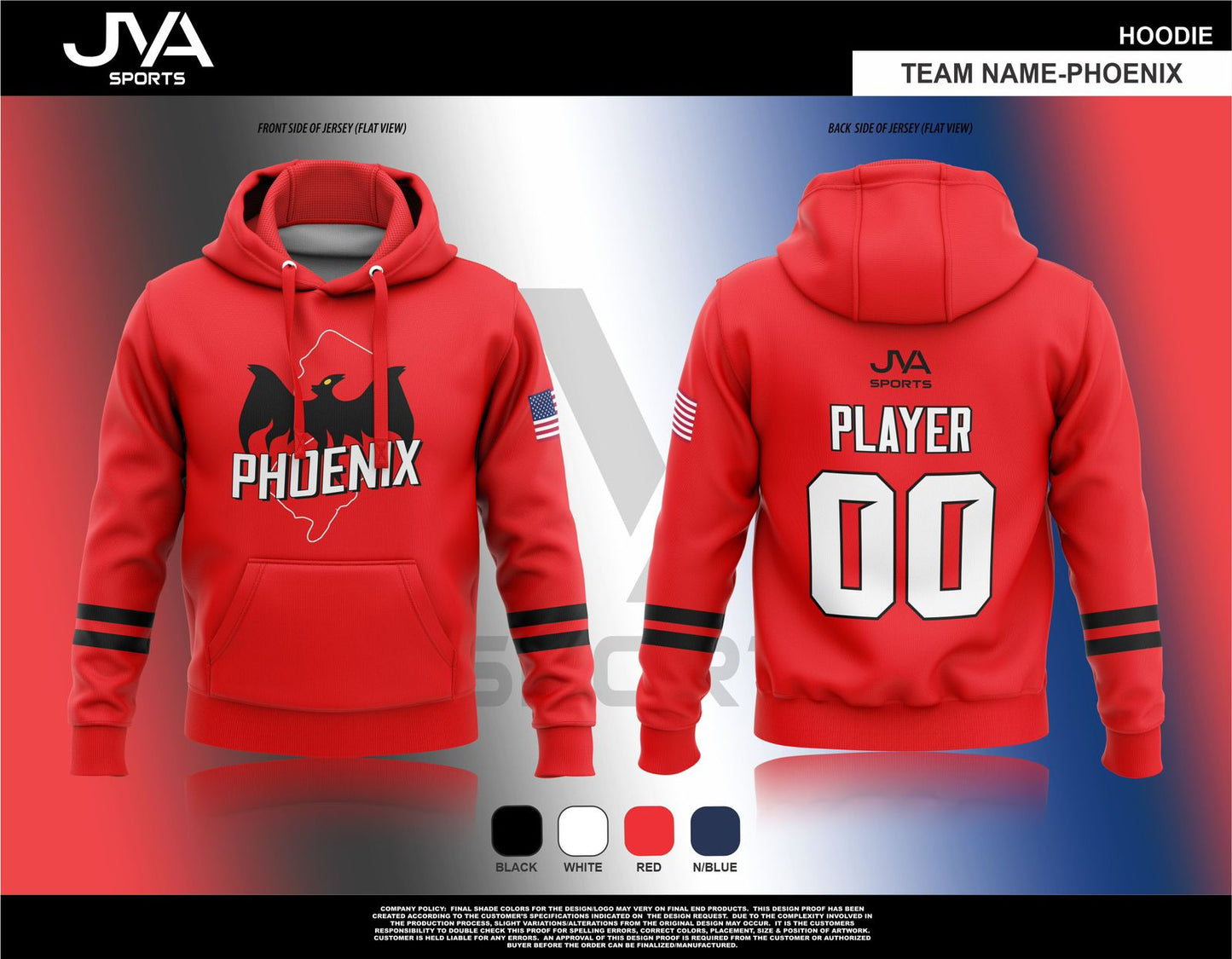 NJ Phoenix Hoodies