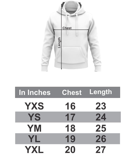 Product Sizing Youth Hoodie