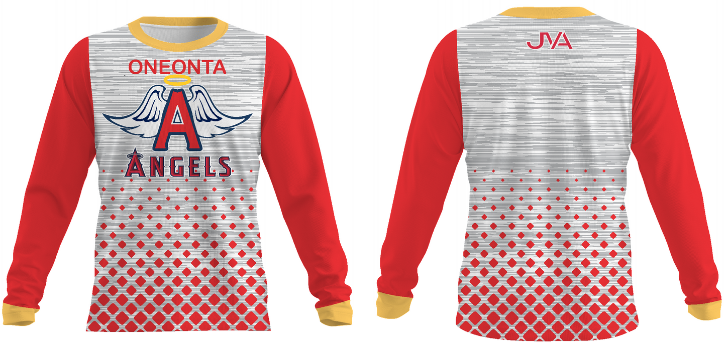 Oneonta White/Red LS