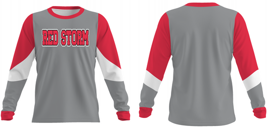 Red Storm Long Sleeve Jersey Style 2